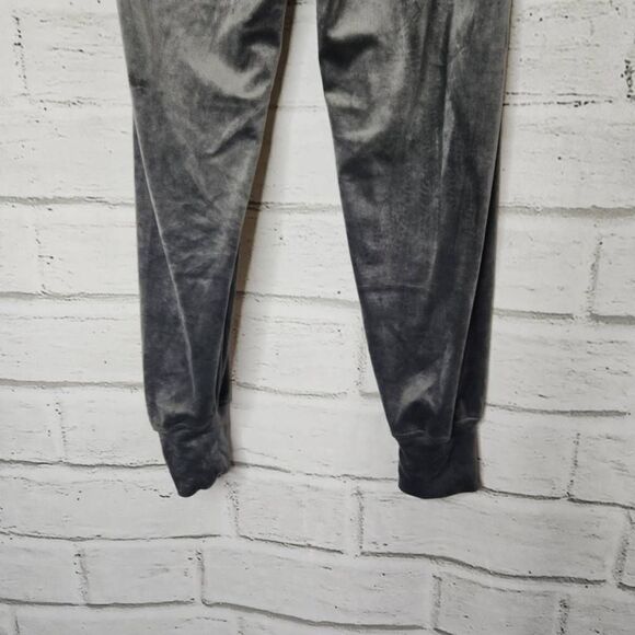 Offline by Aerie Mid-Rise Drawstring Velvet Casual Pants Gray Large - Picture 8 of 11
